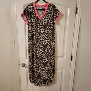 Glitzy Girlz Leopard Maxi with Pockets